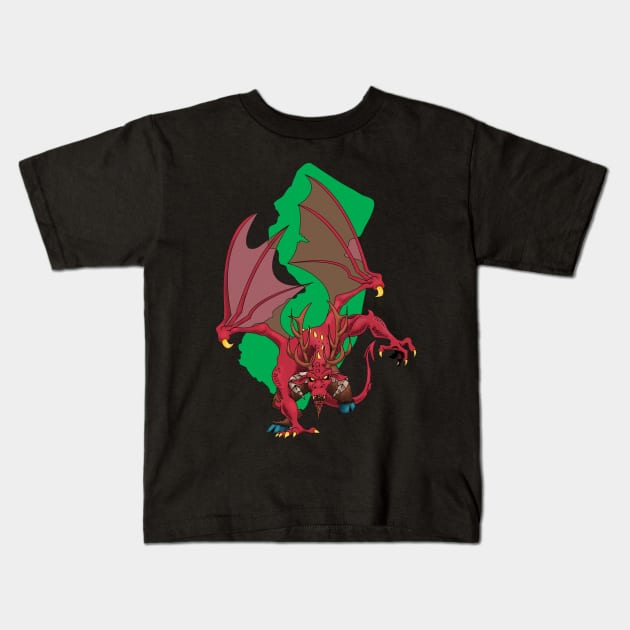 Jersey Devil Kids T-Shirt by Tom Krohne